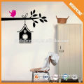 Low cost anti-water fashion birdcage wall decals wall sticker